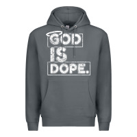 Rock God Is Dope Gift for faithful Christians Premium Hoodie - minhPixels