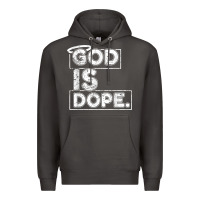 Smoke God Is Dope Gift for faithful Christians Premium Hoodie - minhPixels