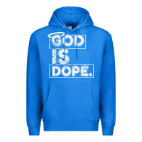 True Royal God Is Dope Gift for faithful Christians Premium Hoodie - minhPixels