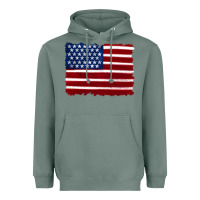 Sage american flag Heavyweight Hoodie - Artiststas