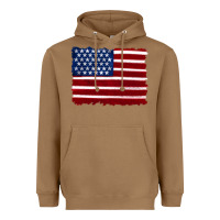 Toasted Coconut american flag Heavyweight Hoodie - Artiststas