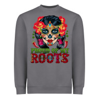 Storm sugar skull woman proud of my roots Heavyweight Sweatshirt - BundleAndBundleShop