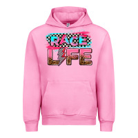 Fuchsia Pink race life Urban Hoodie - AdoDesignShop