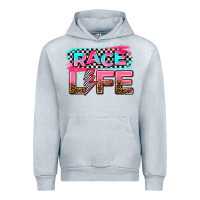 Heather Grey race life Urban Hoodie - AdoDesignShop
