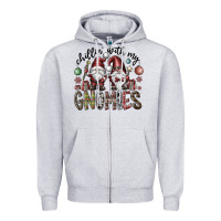 Chillin With My Gnomies Zipper Hoodie | Teevron