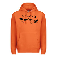 Carrot christmas santa dinosaur sleigh ride t rex funny gift t shirt Premium Hoodie - minhPixels