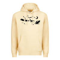 Pina Colada christmas santa dinosaur sleigh ride t rex funny gift t shirt Premium Hoodie - minhPixels