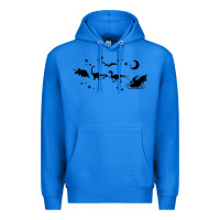 True Royal christmas santa dinosaur sleigh ride t rex funny gift t shirt Premium Hoodie - minhPixels