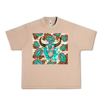 Burro gemstone bull skull leopard Urban Heavy Tee - TumblerDesignByShophia