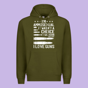 Ammosexual Bullets Love Pro Gun Lover Cool Enthusiast Gifts Premium Hoodie Designed By Minhpixels