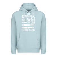 Blue Mist Ammosexual Bullets Love Pro Gun Lover Cool Enthusiast Gifts Premium Hoodie - minhPixels
