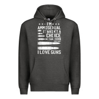 Charcoal Heather Ammosexual Bullets Love Pro Gun Lover Cool Enthusiast Gifts Premium Hoodie - minhPixels