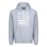 Heather Grey Ammosexual Bullets Love Pro Gun Lover Cool Enthusiast Gifts Premium Hoodie - minhPixels