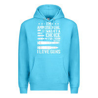 Ocean Blue Ammosexual Bullets Love Pro Gun Lover Cool Enthusiast Gifts Premium Hoodie - minhPixels
