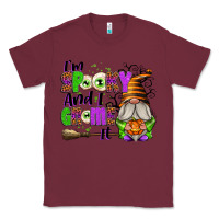 Burgundy I'm Spooky and I Gnome It Classic Tee - texasbilliewilder