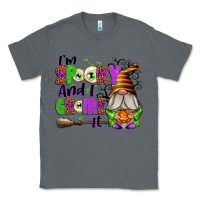 Charcoal Heather I'm Spooky and I Gnome It Classic Tee - texasbilliewilder