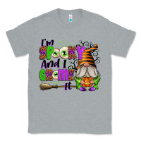 Heather Grey I'm Spooky and I Gnome It Classic Tee - texasbilliewilder