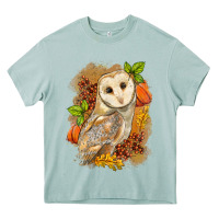 Arona Fall Owl Heavy Core Tee - LillyAllenDesigns