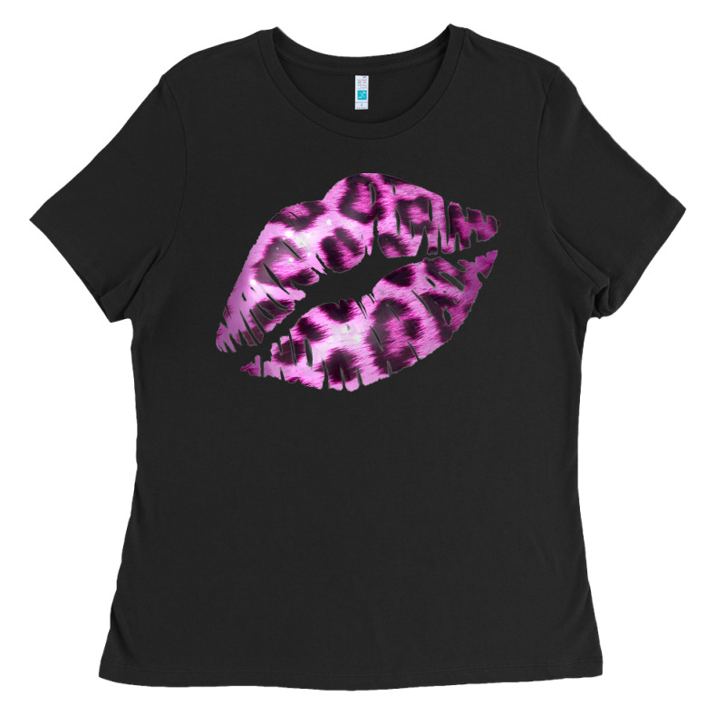 Pink Leopard Lips Ladies Tee by Bettercallsaul | Teevron