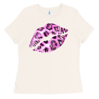 Bone Pink Leopard Lips Ladies Tee - Bettercallsaul