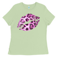 Matcha Pink Leopard Lips Ladies Tee - Bettercallsaul