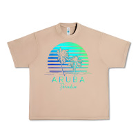 Burro Vintage Aruba Beach Tropical Vibes Vacation Souvenir Gift Urban Heavy Tee - minhPixels