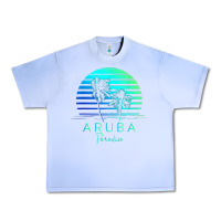 Grape Ice Vintage Aruba Beach Tropical Vibes Vacation Souvenir Gift Urban Heavy Tee - minhPixels