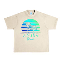 Sandshell Vintage Aruba Beach Tropical Vibes Vacation Souvenir Gift Urban Heavy Tee - minhPixels