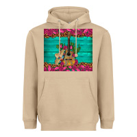 Mushroom mexican guitar roses cactus sombrero Heavyweight Hoodie - Artiststas