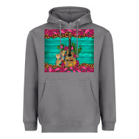 Storm mexican guitar roses cactus sombrero Heavyweight Hoodie - Artiststas