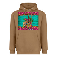 Toasted Coconut mexican guitar roses cactus sombrero Heavyweight Hoodie - Artiststas
