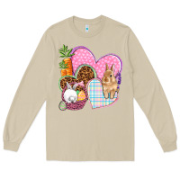 Mushroom Easter hearts Easter Day Long Sleeve Tee - HowdyJamesFarm