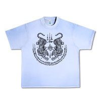 Grape Ice sak yant thai tattoo twin tiger muay magical thailand gifts t shirt Urban Heavy Tee - minhPixels