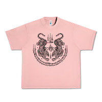 Sak Yant Thai Tattoo Twin Tiger Muay Magical Thailand Gifts T Shirt Urban Heavy Tee | Teevron