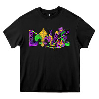 Black mardi gras love Heavy Core Tee - JahusDesignShop
