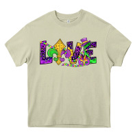 Mossy mardi gras love Heavy Core Tee - JahusDesignShop