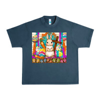Midnight Navy easter day rabbit Urban Heavy Tee - TumblerDesignByShophia