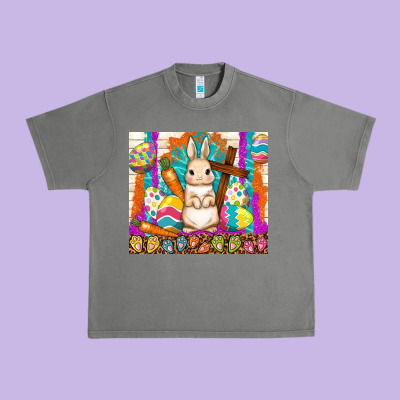 Easter Day Rabbit Urban Heavy Tee Designed By Tumblerdesignbyshophia