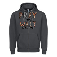 Smoke Pray Trust Wait Repeat Zipper Hoodie - CowhideDigitalArt