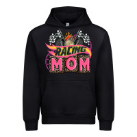 Black racing mom with racing oto equipment Urban Hoodie - AdoDesignShop