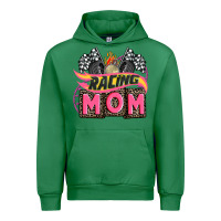 Emerald racing mom with racing oto equipment Urban Hoodie - AdoDesignShop