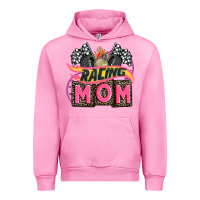 Fuchsia Pink racing mom with racing oto equipment Urban Hoodie - AdoDesignShop