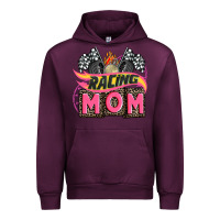 Mauve Wine racing mom with racing oto equipment Urban Hoodie - AdoDesignShop