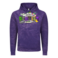 Cloud Purple dentist mardi gras Vintage Hoodie - CowGirlArtShop
