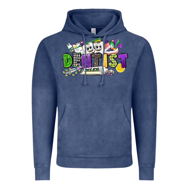 Dentist Mardi Gras Vintage Hoodie by CowGirlArtShop | Teevron