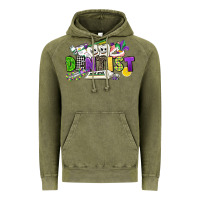Vintage Olive dentist mardi gras Vintage Hoodie - CowGirlArtShop