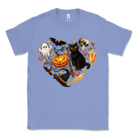 Colony Blue Halloween Heart Classic Tee - texasbilliewilder