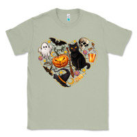Matcha Halloween Heart Classic Tee - texasbilliewilder