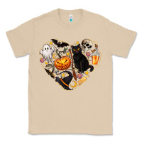 Mushroom Halloween Heart Classic Tee - texasbilliewilder