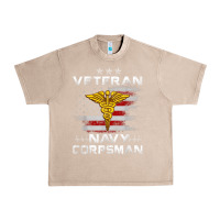French Oak Veteran Navy Corpsman Patriotic 4th of July Gifts Urban Heavy Tee - minhPixels